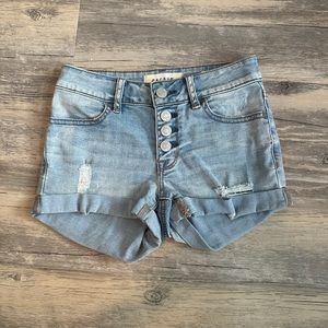 Pacsun Super Stretch Shortie jean shorts